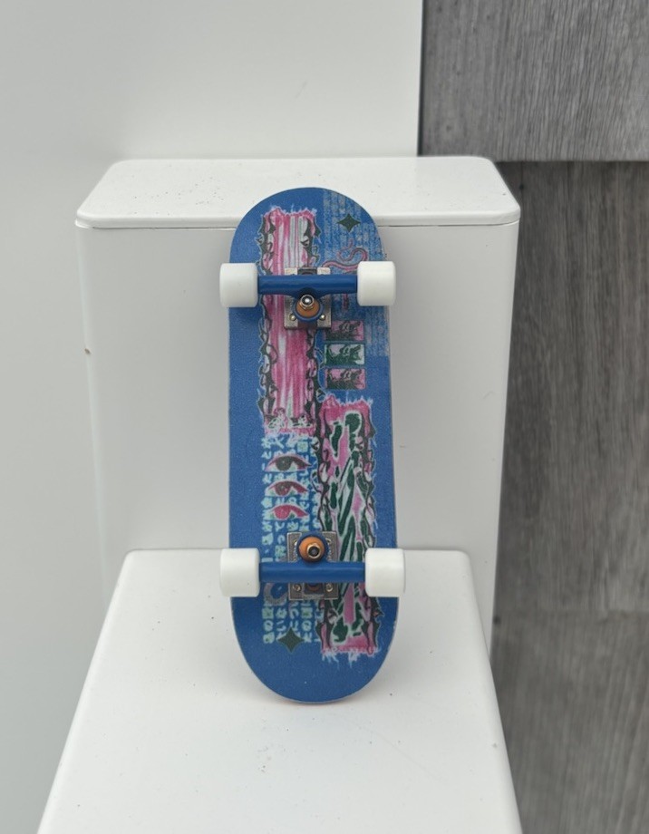 30mm Funeral Fingerboard Deck, 29mm Blackriver Trucks, Nando Bowl Mini Wheels