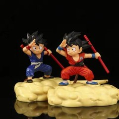 Anime Dragon Ball Goku & Flying Nimbus Action Figures Toy, Multiple Colors