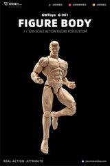 GWToys G001 1/12 Super Flexible Muscular Male Body w/Head 6″ Action Figure Doll