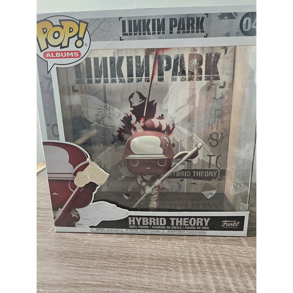 Funko Pop Albums Linkin Park Hybrid Theory 04 Vinyl Figure Music Damaged Box