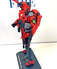 G.I. Joe Cobra Night Viper. Red. 2014 Great Condition Complete. 30th Anniversary
