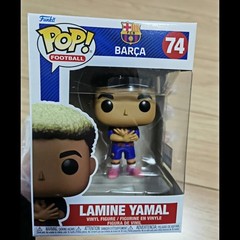 Lamine Yamal Figure FC Barcelona La Liga Football Collectible Figurine Desktop.