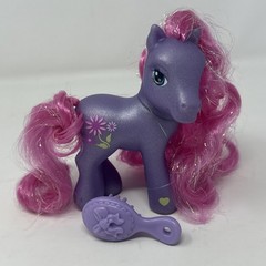 MLP My Little Pony G3 Super Long Tinsel Hair Petal Blossom Hasbro 2002