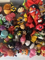 Toy Lot/ Mixed 2’ Figures Plastic Toys. 5LB Of Figures See Photos For Toy In Box