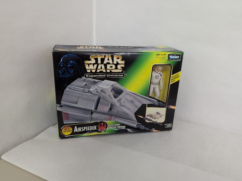 1997 Kenner Star Wars Air Speeder Expanded Universe With Pilot – Factory Sealed