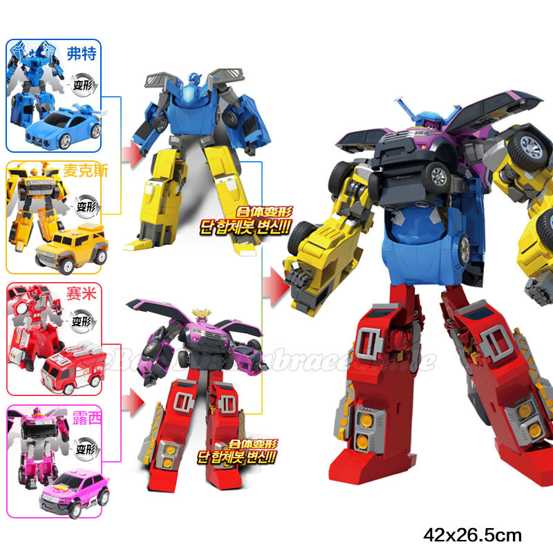 Mini Force TRANS FORCE GIANTRON Transforming 4-Integration Great Robot Megazord