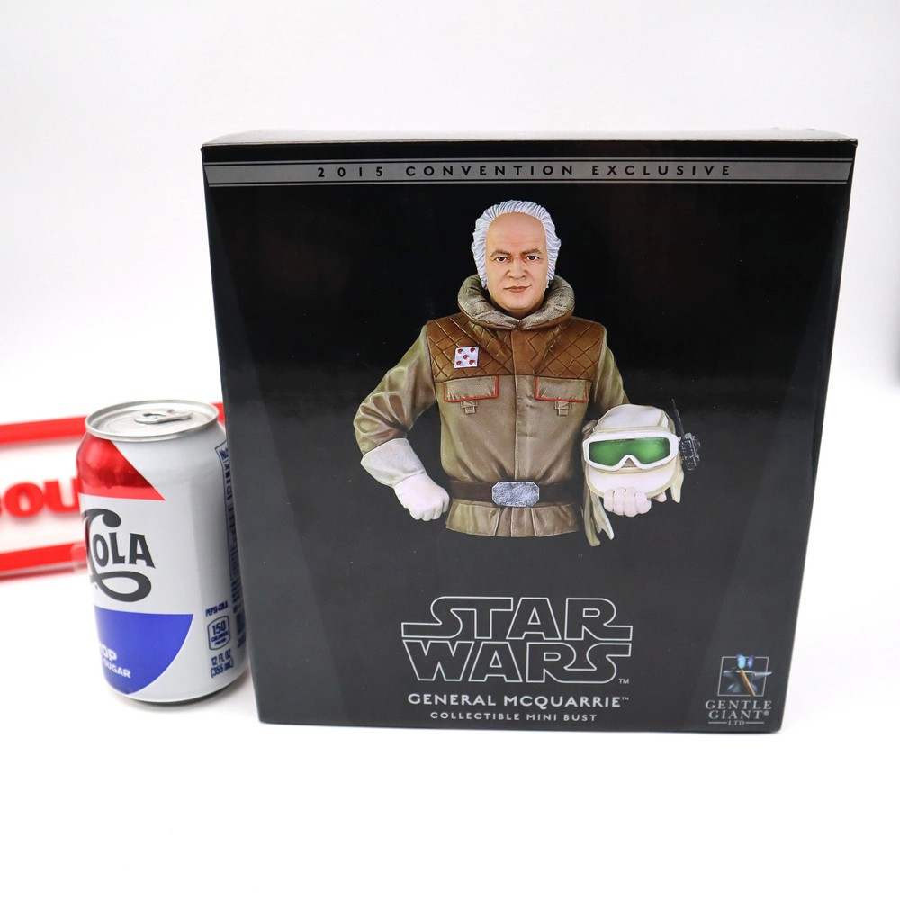 GENERAL MCQUARRIE MINI BUST -2015 CONVENTION #417 of 500 STAR WARS GENTLE GIANTS