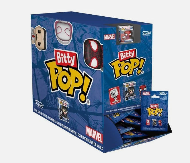 Funko Bitty POP! Singles Marvel Spider-Man Blind Bag Mini Figure (1 random pack)