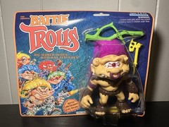 Battle Trolls TROLL-CLOPS 5.5″ Action Figure Vintage 1992 Hasbro Sealed On Card