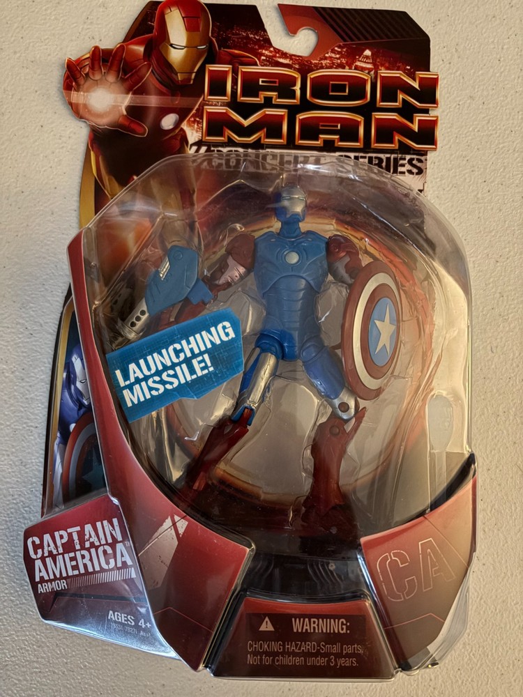 2008 IRON MAN Concept Series Captain America Armor Launching Missile