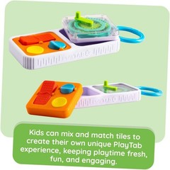 Fat Brain PlayTab Go Portable Sensory Activity Board Toddler Toy 77488