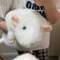 Cute 40/55/90Cm Mouse Doll Cartoon Oversized Flower Branch Rat Doll Soft Plush A