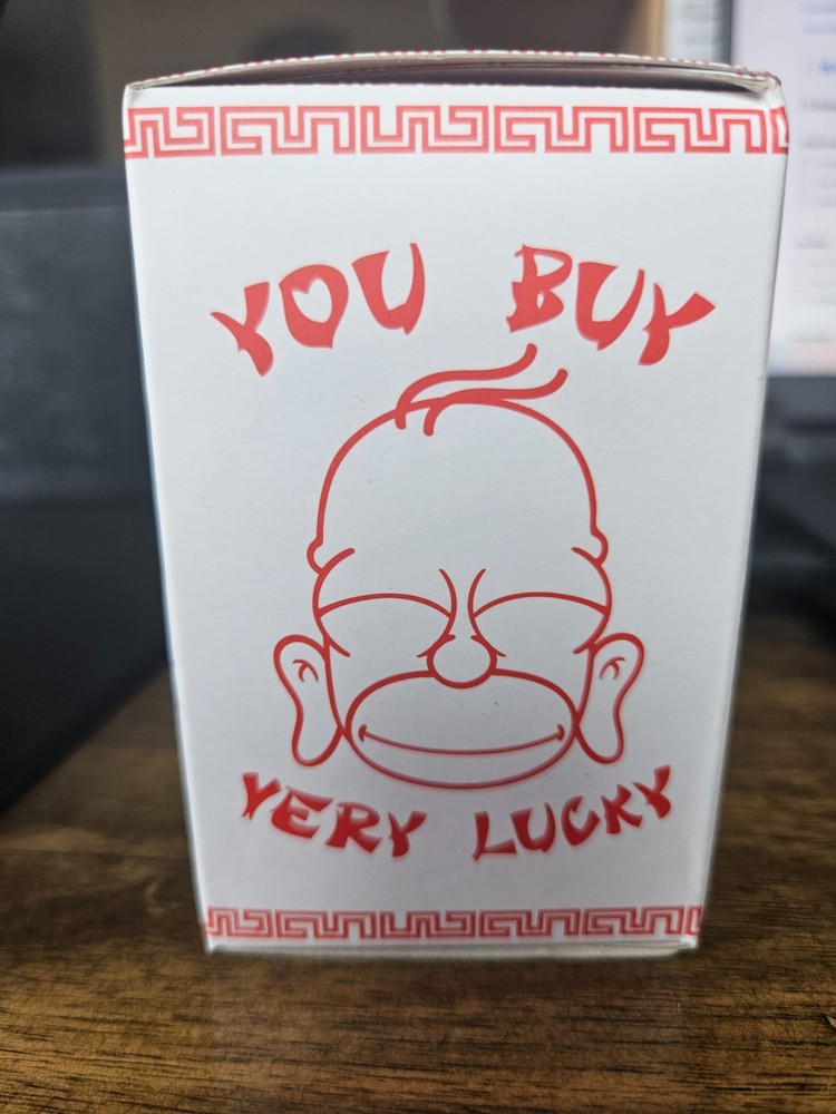 Loot Crate Homer Simpson Gold Budda Buddha The Simpsons LootCrate NEW!