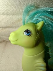 My Little Pony- Sea Shimmer G1- Vintage 1984 Hasbro- Baby Sea Ponies- Green Blue
