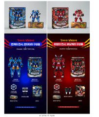 Miniforce Dinoid 4 Robot Set Storm Tera Tidal Shark Buster Giga Magma Kylo