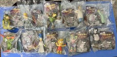 2002 The Simpsons Creepy Classics Burger King Kids Meal Complete Set 10 New