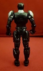 Power Rangers Mighty Morphin 971 22300 Armored Black & Silver 4″ Bandai 2009