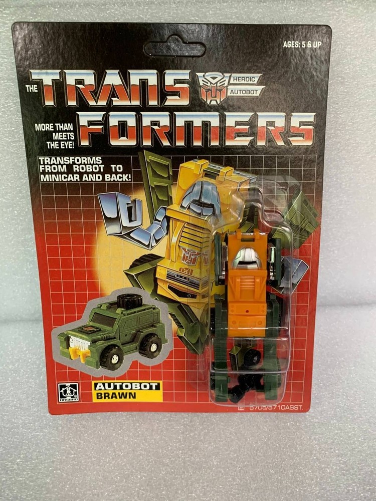 Transform G1 minibot autobot Brawn 6 color reissue mint MISB Free Shipping