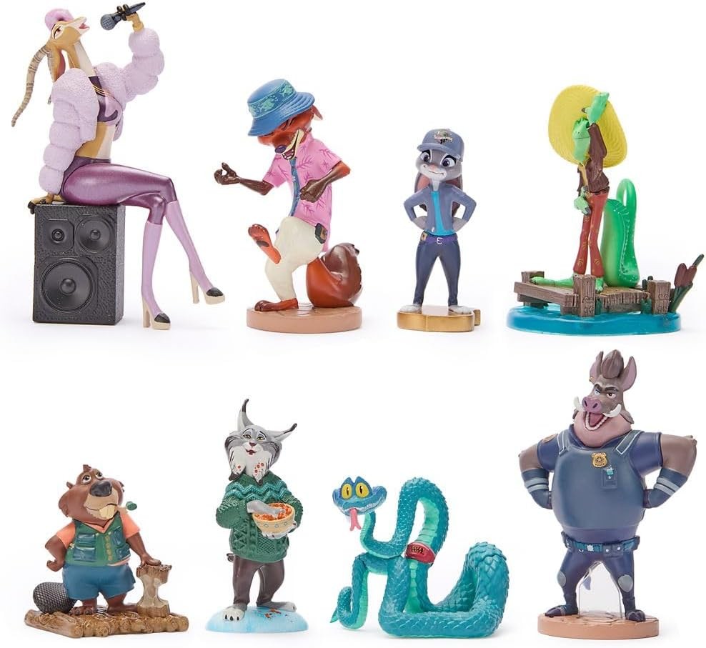 Disney’s Zootopia 2 Figure Set – 8 Fully Sculpted Disney Figures Including Judy