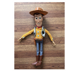Toy Story Woody Doll Plastic Fabric Multicolor Hat Included Movie Theme
