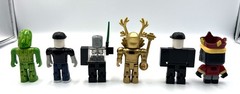 Roblox Figures – Mixed Lot of 6 – Sharksie Super Fan 1x1x1x1 Simoon68 Boy Guest