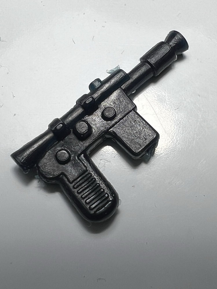 VINTAGE KENNER STAR WARS 1977 HAN SOLO BLACK/BLUE BLASTER GUN WEAPON ACCESSORY