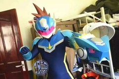 Megaman Starforce 1/1 Shooting Star Rockman Cosplay Set Wearable Custom Clothing