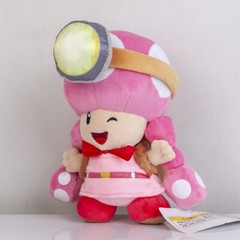 Super Mario Bros Captain Toad Toadette Plush Doll Stuffed Animal Toy Gift 8″