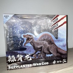 Nanmu Supplanter War God Spinosaurus War God Action Figure Gray w/ Stand