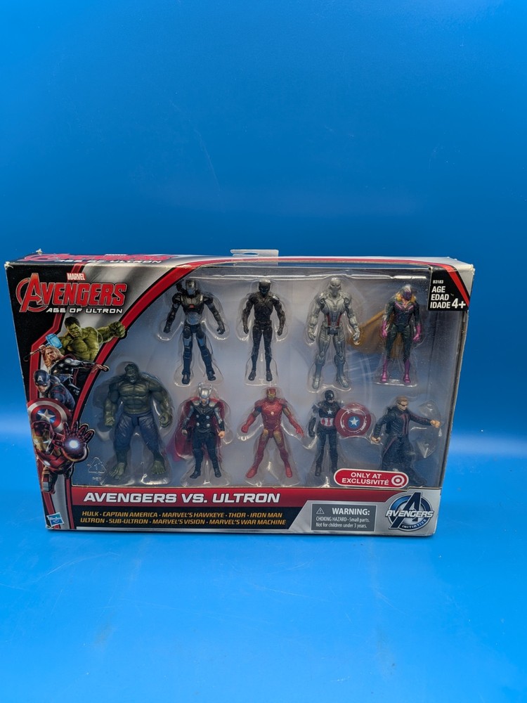 2015 Marvel MiniVerse 3″ Avengers Vs Age Of Ultron Target Set of 9 Figures NIB