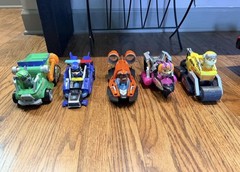 Paw Patrol Mighty Movie Aircraft Carrier HQ + 7 Vehicles & Characters