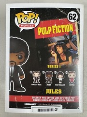 Jules 62 ~ Pulp Fiction ~ Funko Pop Vinyl ~ RARE ~ Samuel L. Jackson + PROTECTOR