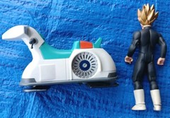 2002 DRAGONBALL Z DBZ Irwin Toy Flying Air Bike #67 w/ Gohan Vintage Working