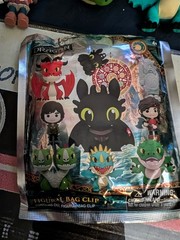 How to Train Your Dragon monogram 3D Figural Bag Clips YOU CHOOSE NO PACKAGING