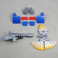 Rear Cover Filler Gun Axe Weapon For SSGE WFC03 OP Prime Upgrade Kit 3D Printed