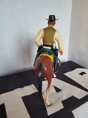 Wyatt Earp w Hat 1950s HARTLAND PLASTICS Vintage Original Item