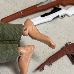1964 GI Joe Footlocker and Many Accessories Vintage GI Joe