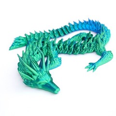 16.9inch 3D Printed Dragon Model,Articulated Animals figure,Toys Home Decor