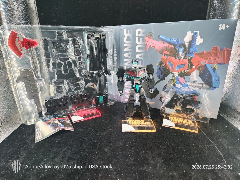 BAIWEI TW-1036B Animated Repair Team Captain Black OP Fire Truck USAshi’p
