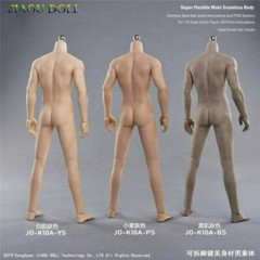 JIAOU DOLL 1/6 JO-K10A-PS Male Muscle Suntan Seamless Action Figure Body 12”Toy