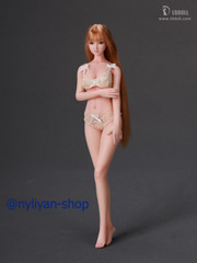 LDDOLL 27M 1/6 Finger Bone Seamless Silicone Body 12″ Female Figure Fit OB Head