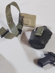 VTG GI Joe Lot 12″ Inch Doll Accessories Weapon GUN Helmet Medical Kit TOY #2