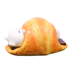 Qualia Cute Cat Croissant Blind Box Japan Gashapon 1 Random Mini Figure