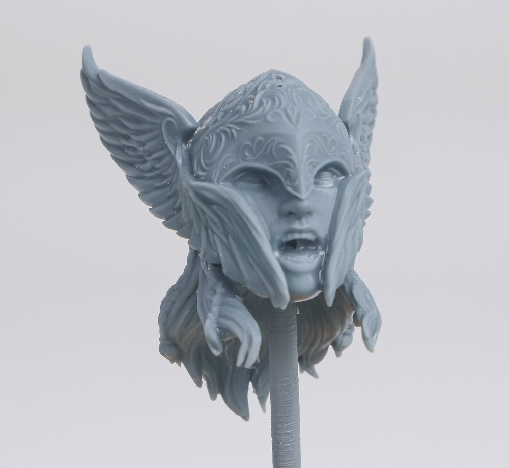 Fantasy Mythic Legions Valkyrie Helmet War Cry Head B 1:12 Custom Resin 3d Print