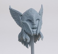 Fantasy Mythic Legions Valkyrie Helmet War Cry Head B 1:12 Custom Resin 3d Print