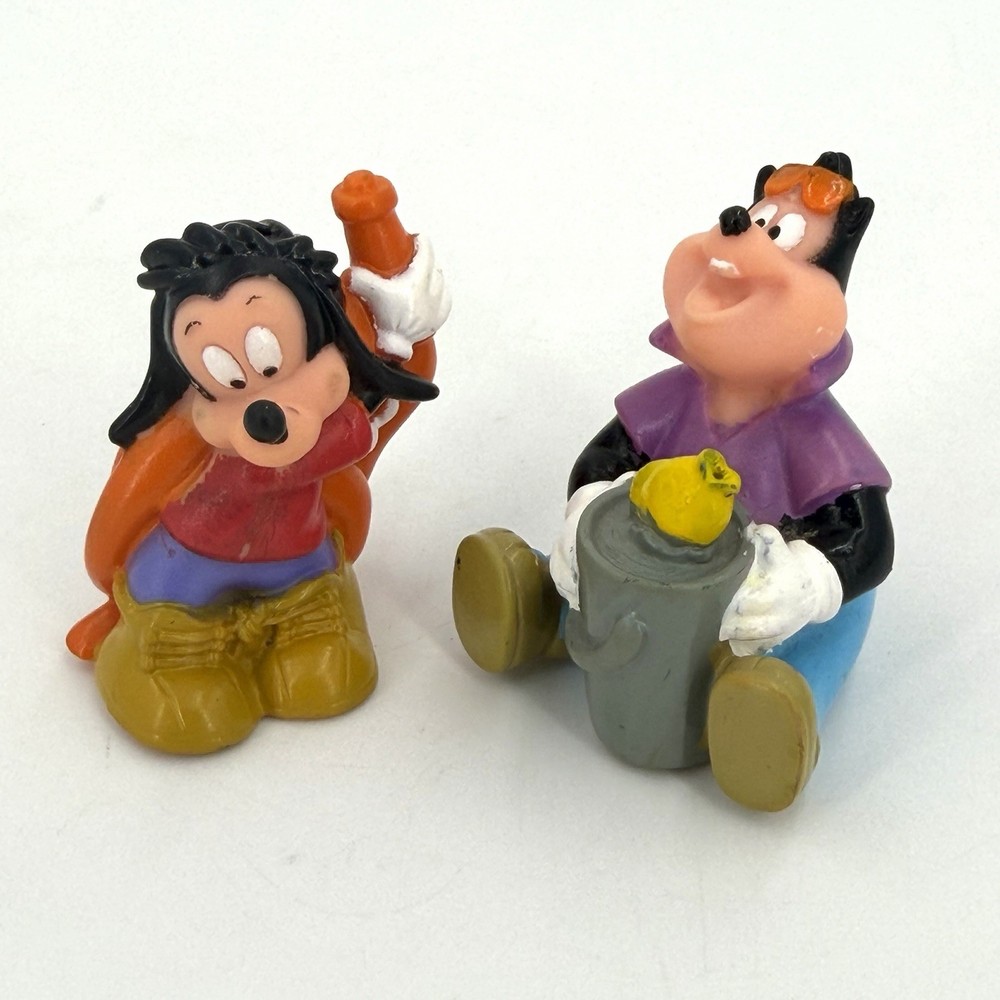 VTG 1990s Disney Goofy Movie Max And PJ Mexican PVC Toy Figure Soft Rare!