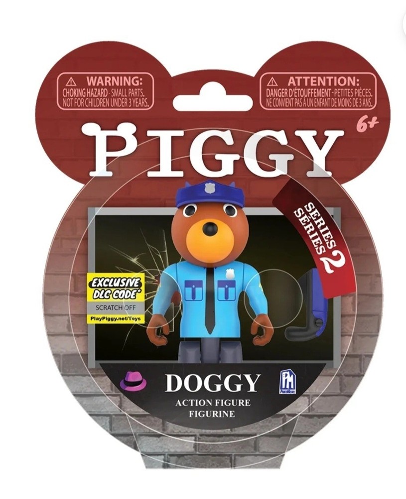 Piggy Series 2 Doggy Action Figure w/ Exclusive DLC Code Toy Brand New 3.5″
