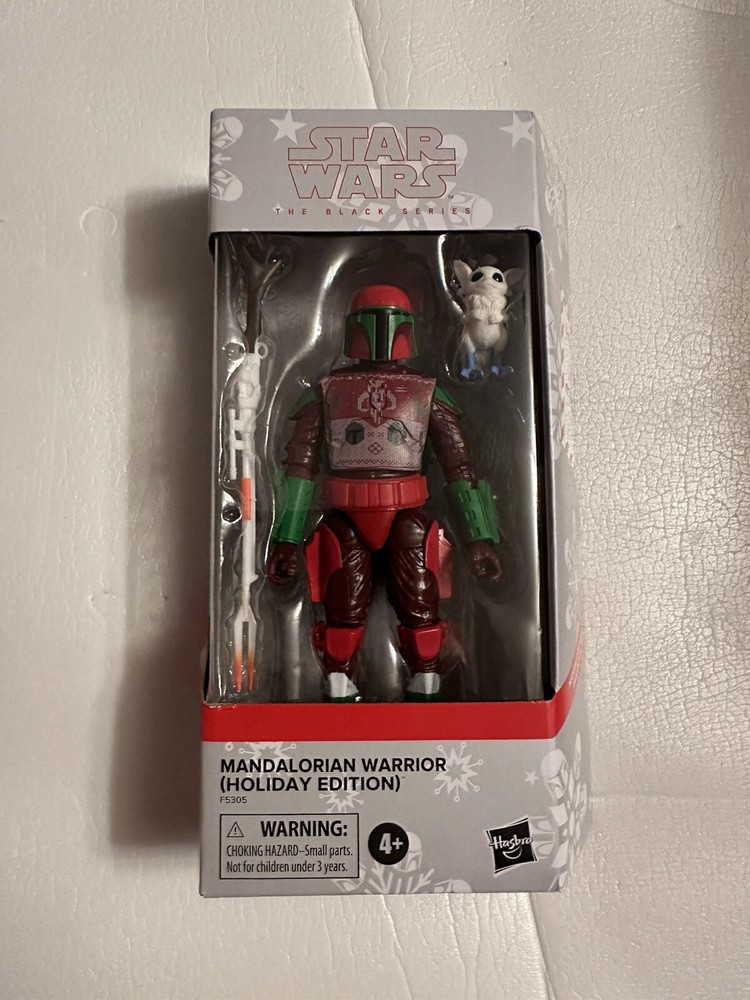 Star Wars Black Series Mandalorian Warrior (Holiday Edition) 6″ Target Christmas