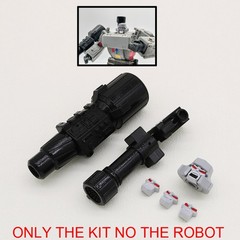 Energon Universe Style Upgrade Kit For SS86 Megatank 3D Printed Head Cannon