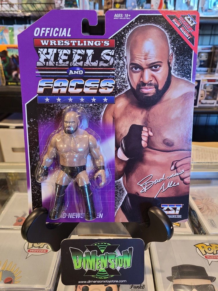 ZOMBIE SAILOR’S TOYS WRESTLING’S HEELS AND FACES BAD NEWS ALLEN FIGURE WWF ZST